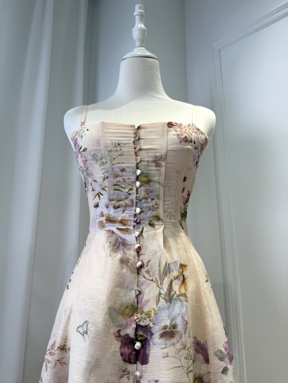 Camilla Corset Dress With Long Flared Skirt - Picture 10 of 16